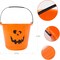 3 Pack Halloween Trick or Treat Buckets (Orange, Pink, Green) - 1"L x 1"W x 1"H